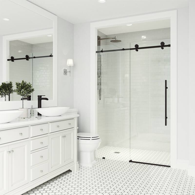 VIGO Elan E-Class Frameless Sliding Shower Door