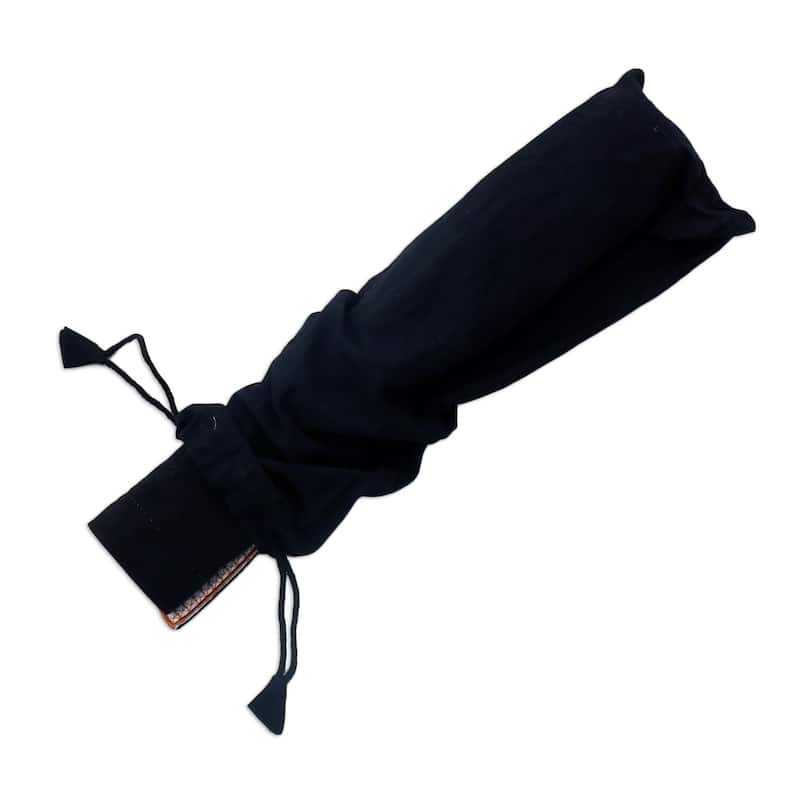 Novica Handmade Ganga Star In Olive Cotton And Wood Backgammon Set