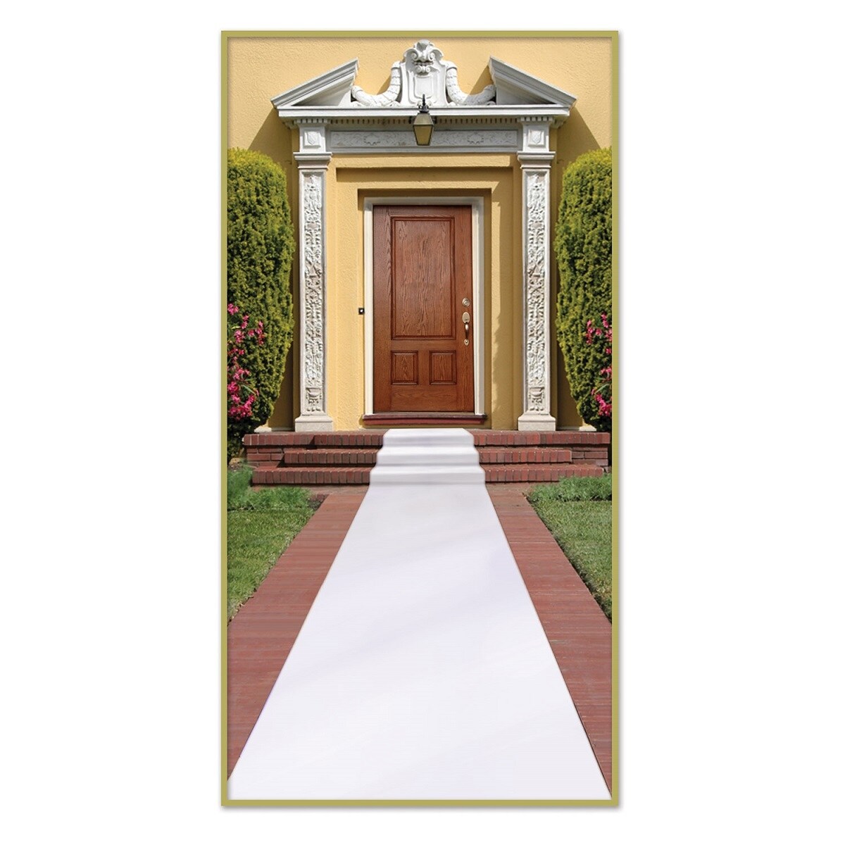 Shop Pack Of 6 Wedding Themed White Carpet Runner Party