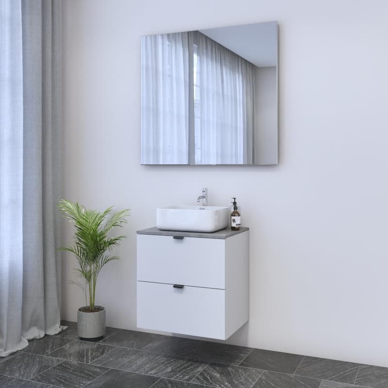 Ines 2S 60 Floating Bathroom Vanity (24" Width)