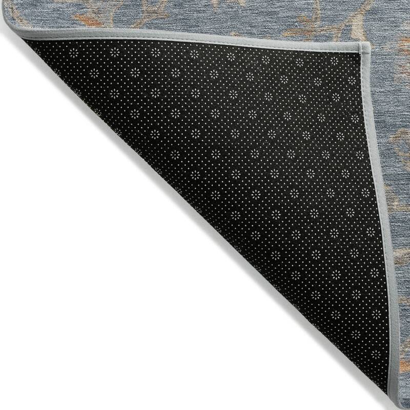 HomeRoots Floral Traditional Rectangle Outdoor Rug