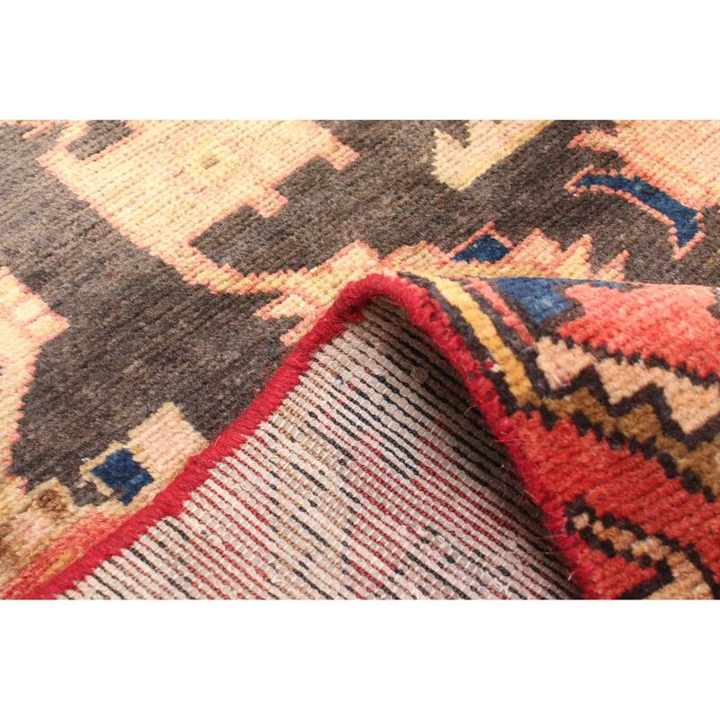 ECARPETGALLERY Hand-knotted Andelz Dark Brown Wool Rug - 4'2 x 6'3