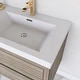 preview thumbnail 88 of 191, Wood Wall-Mounted Bathroom Vanity with Sink and Soft Close Drawers