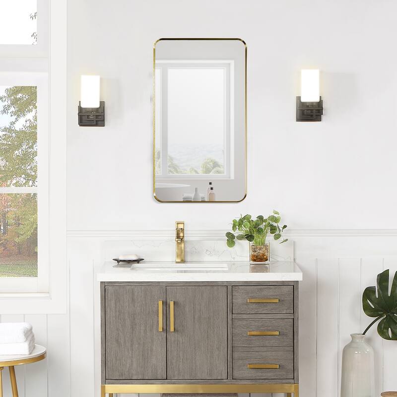 Altair Nettuno Bathroom/Vanity Aluminum Framed Wall Mirror