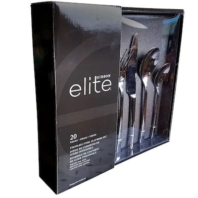 Solvang 20 Piece Stainless Steel Silverware Set Mirror Polished Service For 4