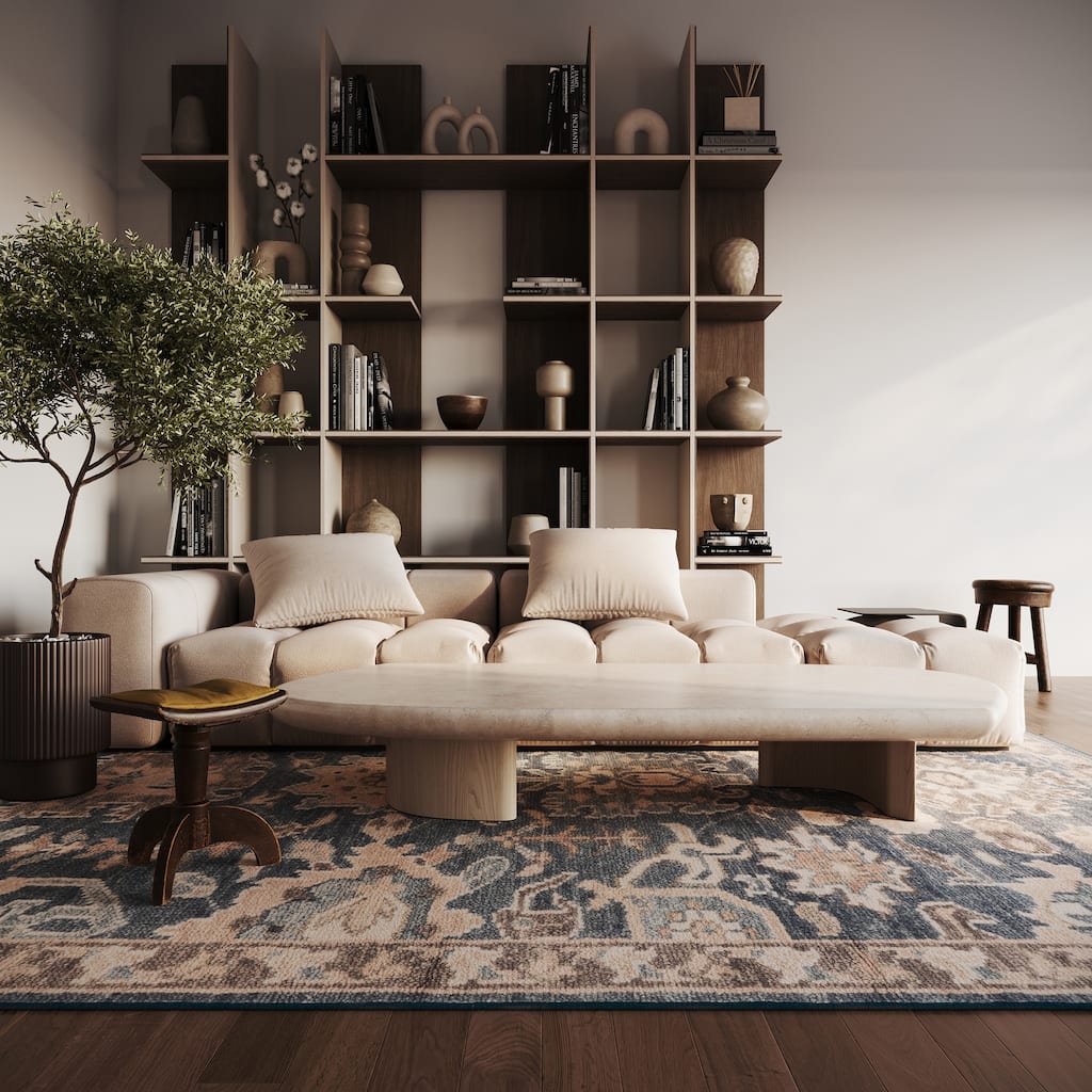 Nuloom Tirelle Hand Knotted Wool Area Rug