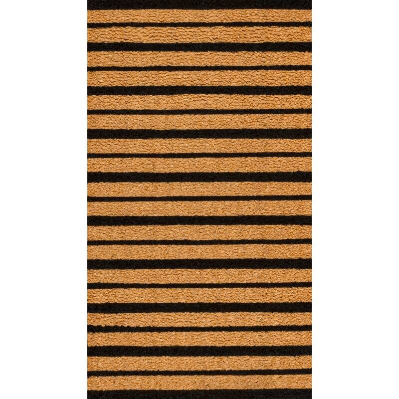 JONATHAN Y Classic Natural Coir Mat Indoor/Outdoor