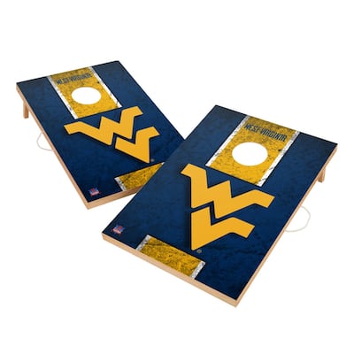 Vintage West Virginia University Mountaineers WVU Regulation 2x4 Cornhole Set