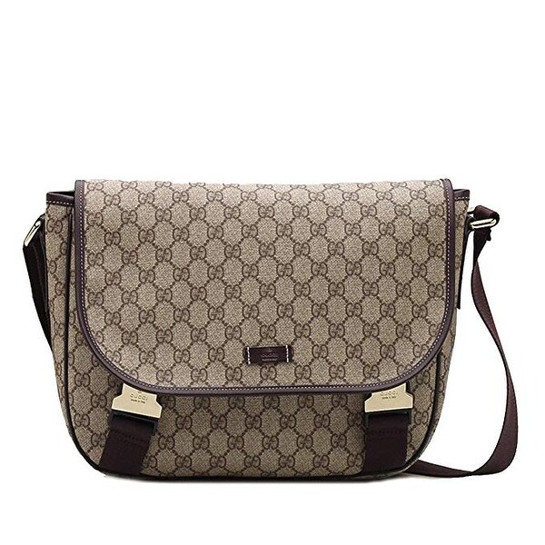 gucci men's supreme messenger bag