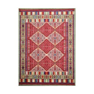 8x10 Machine Made 100% Wool Traditional Oriental Area Rug Red, Mint ...