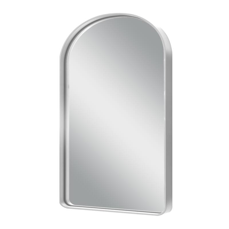 Modern Aluminum Alloy Wall-mounted Rectangular/Arched Deep Mirror