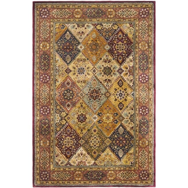 SAFAVIEH Handmade Persian Legend Walti Traditional Oriental Wool Rug - 8' x 10' - Red/Rust