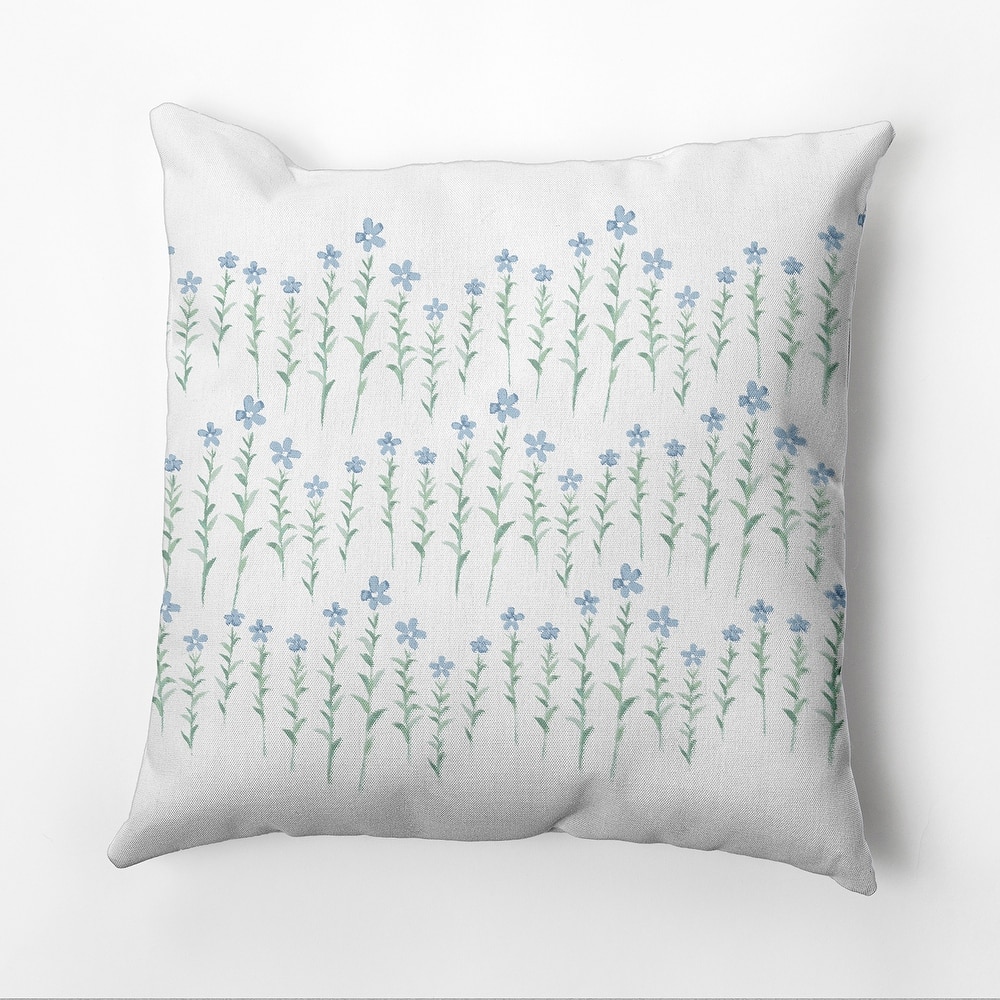 Periwinkle Stripe Outdoor Pillow