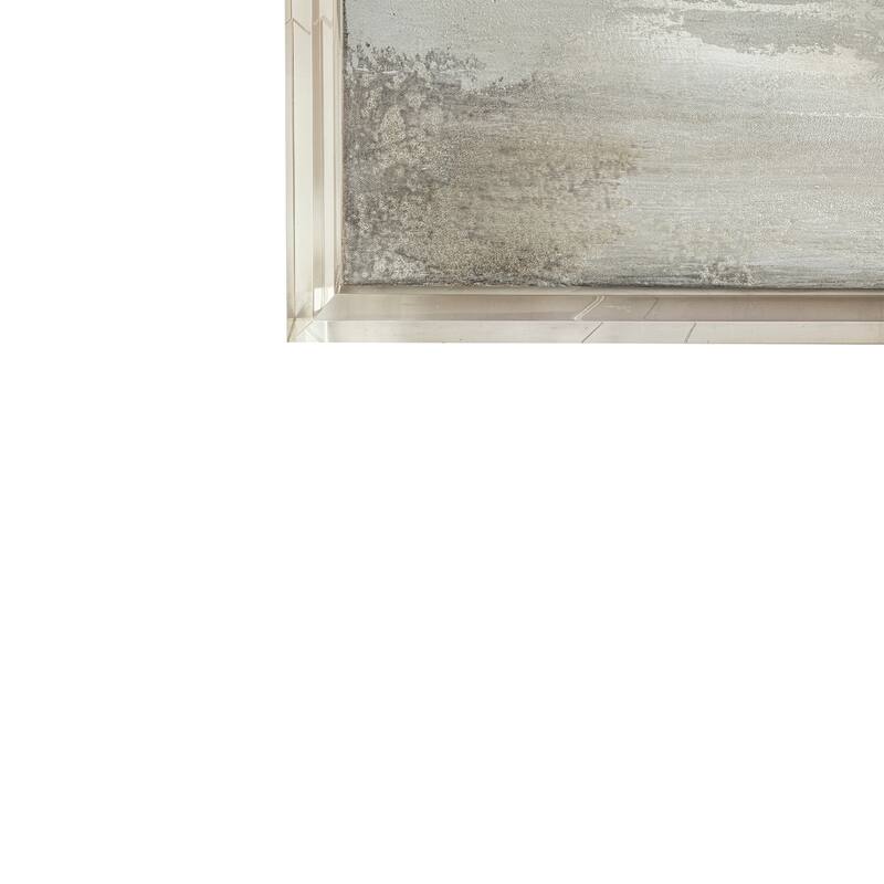 Canvas Art Print Wood Frame Abstract Textured Design - 40" Multi