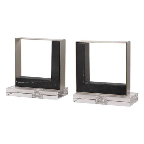 Uttermost Tilman Modern Marble Bookends (Set of 2)
