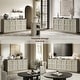 preview thumbnail 2 of 49, Multifunctional Minimalist Side Cabinet with 3D Design