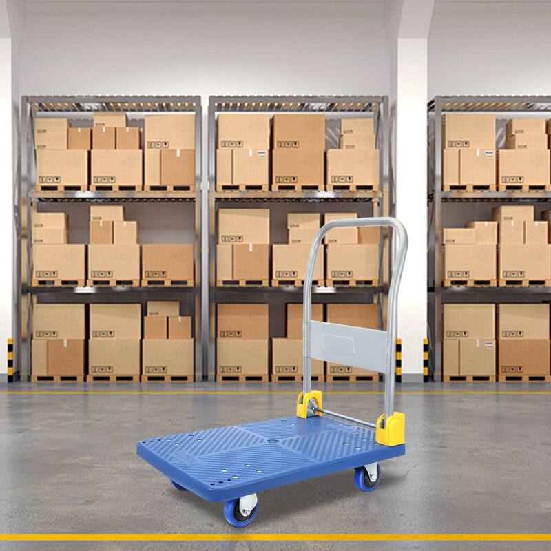 Foldable Push Hand Cart, Platform Truck