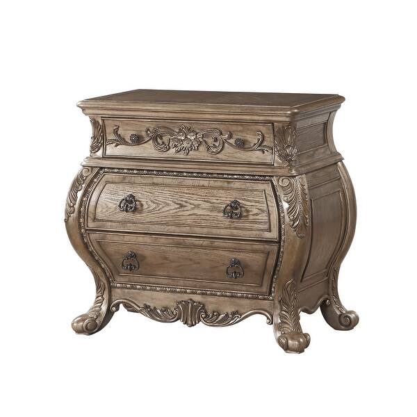slide 2 of 3, Nightstand, Vintage Oak