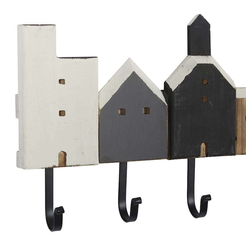 Multi Wood Farmhouse Wall Hook 10 x 20 x 2 - 20 x 2 x 10