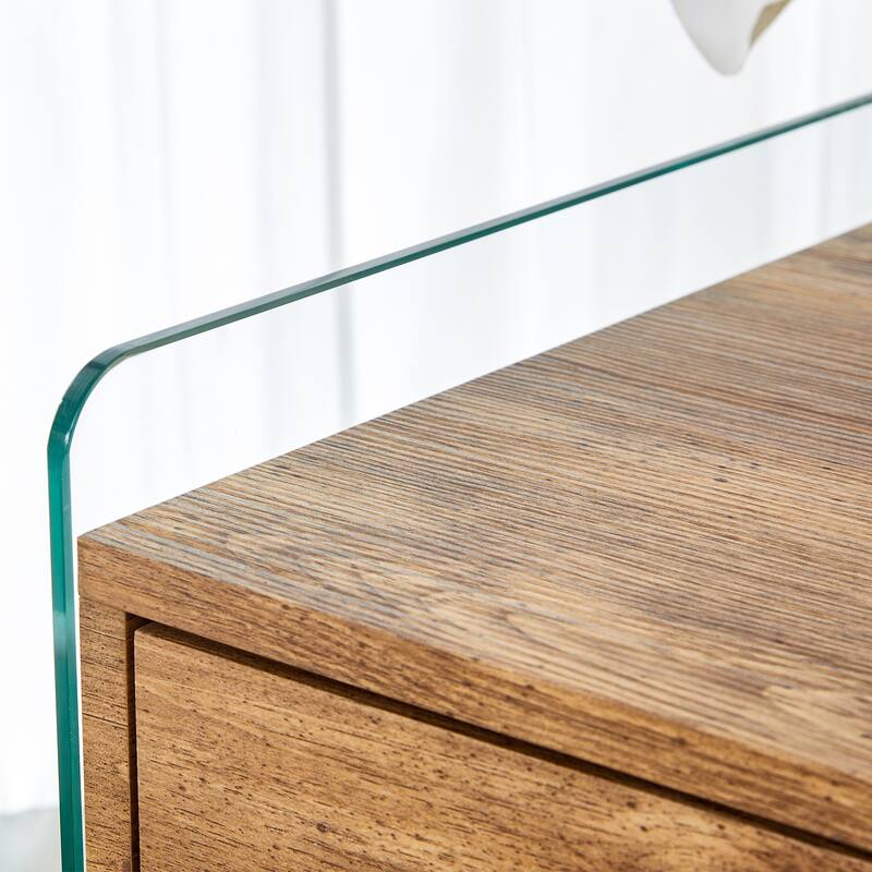 Double-Drawer Bedside Table