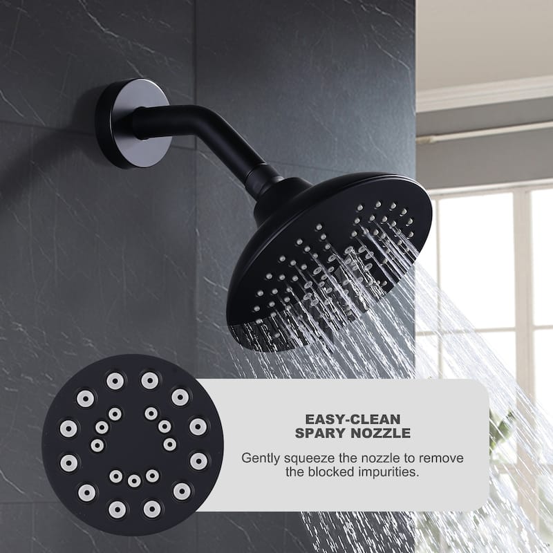 WOWOW Single Handle 5-Spray Tub and Shower Faucet (Valve Included)