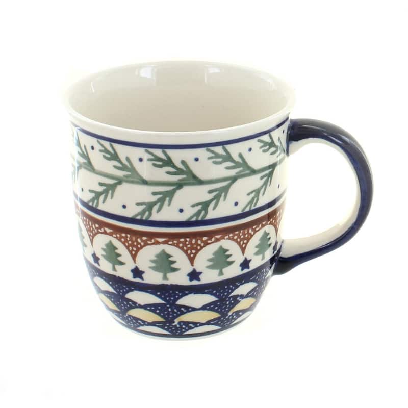 Blue Rose Polish Pottery Zaklady Mug - Evergreen