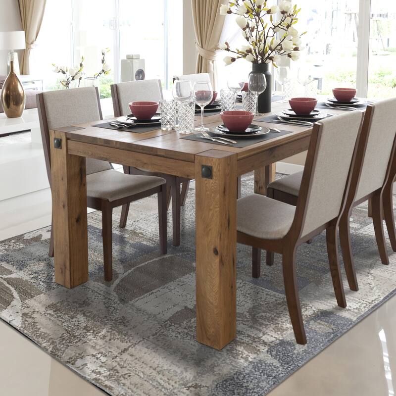 Contemporary Floral Patchwork Indoor Area Rug or Runner by Superior