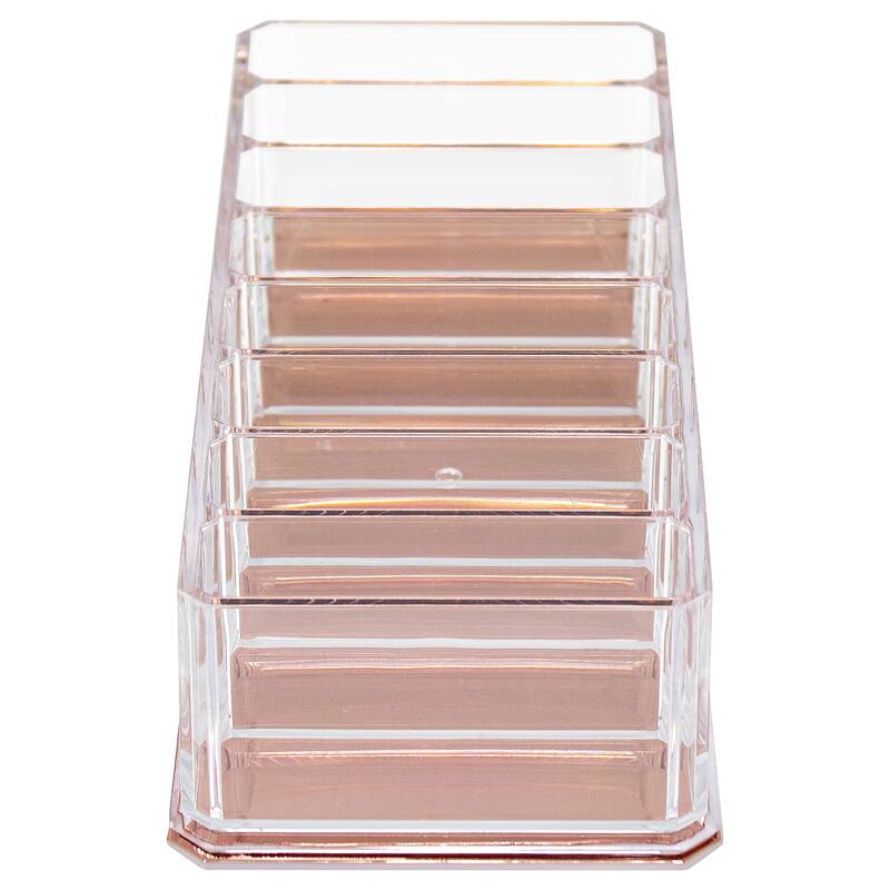 Sorbus 8 Slot Bronzer and Blush Makeup Organizer, Cosmetics Storage - Clear