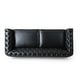 preview thumbnail 15 of 39, Castalia Nailhead Trim Chesterfield Sofa by Christopher Knight Home - 78.75" L x 33.50" W x 28.00" H