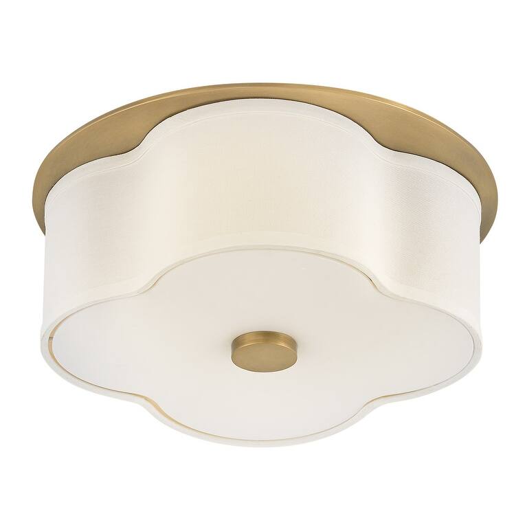 Hinkley Lighting 46441 Delaney 2 Light 14" Wide Flush Mount Drum