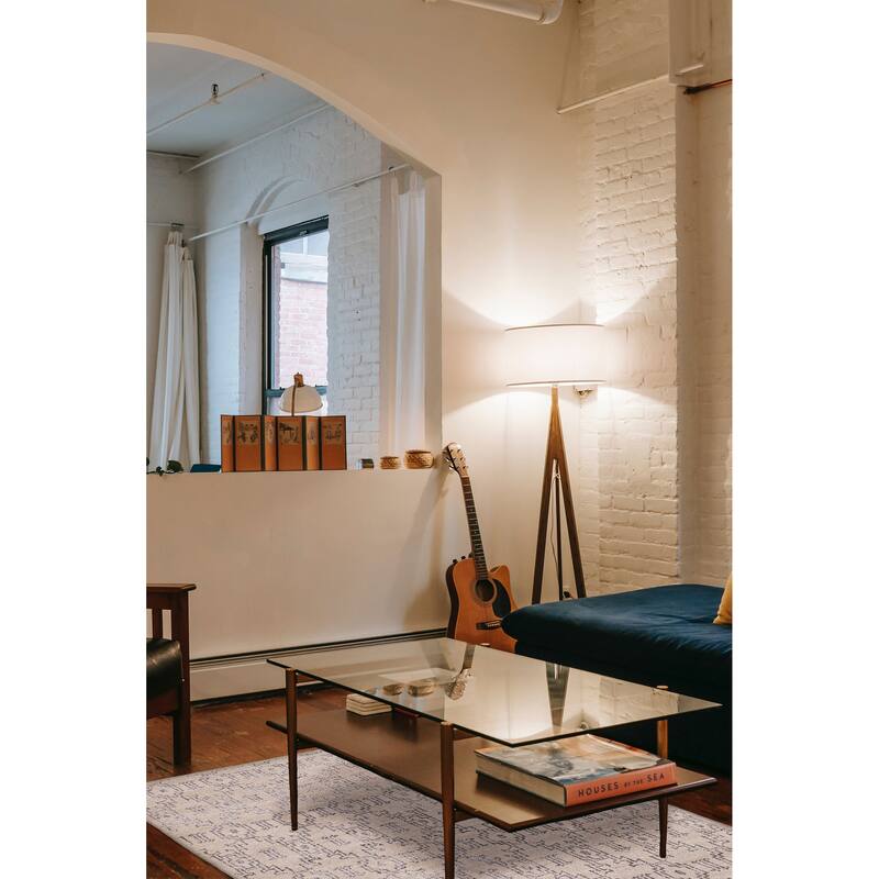 ECARPETGALLERY Hand-knotted Tangier Light Khaki Viscose, Wool Rug - 5'4 x 7'7