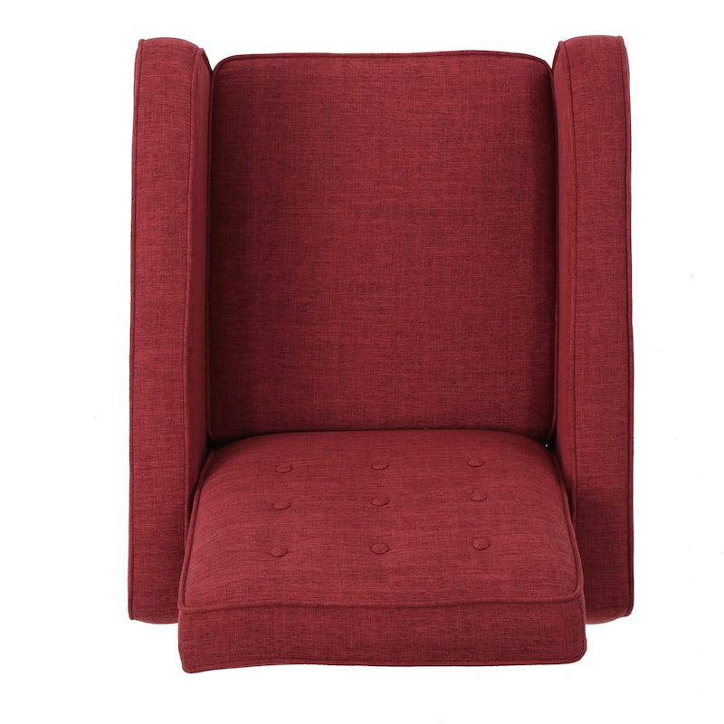 Home Theater Single Fabric Recliner, Living Room Chair Adjustable Sofa Chair with Thick Cushion Tufted Upholstered Accent Chair