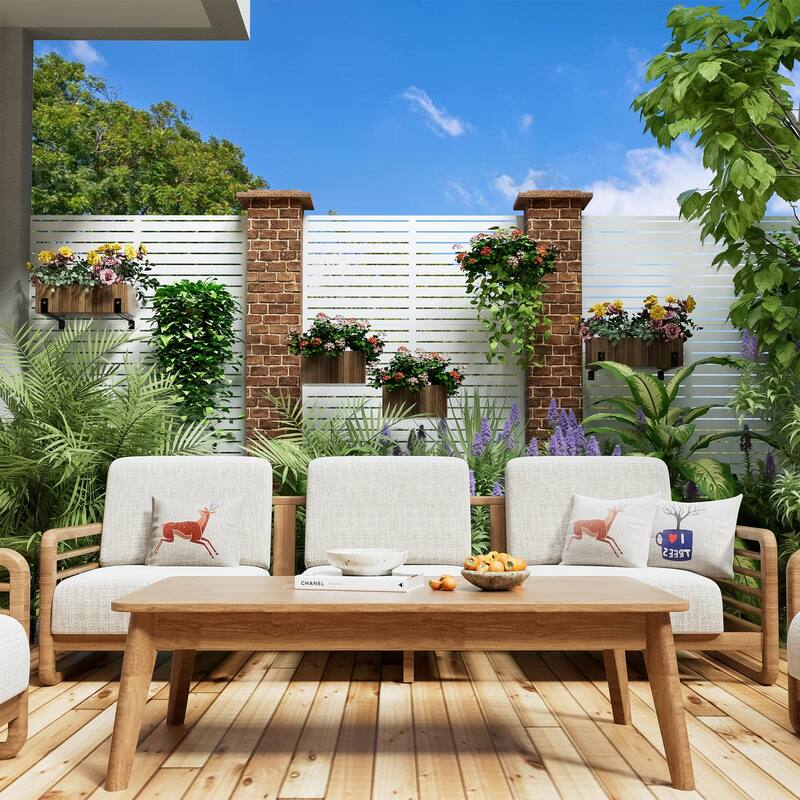 6 ft. H x 4 ft. Metal Privacy Screen Free Standing - 72*47