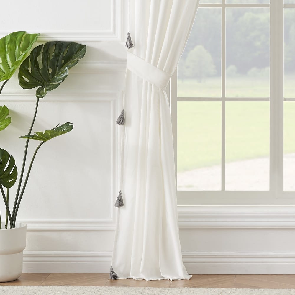 Greenland Home Fashions Monterrey 84-inch Curtain Panels (Set of 2)