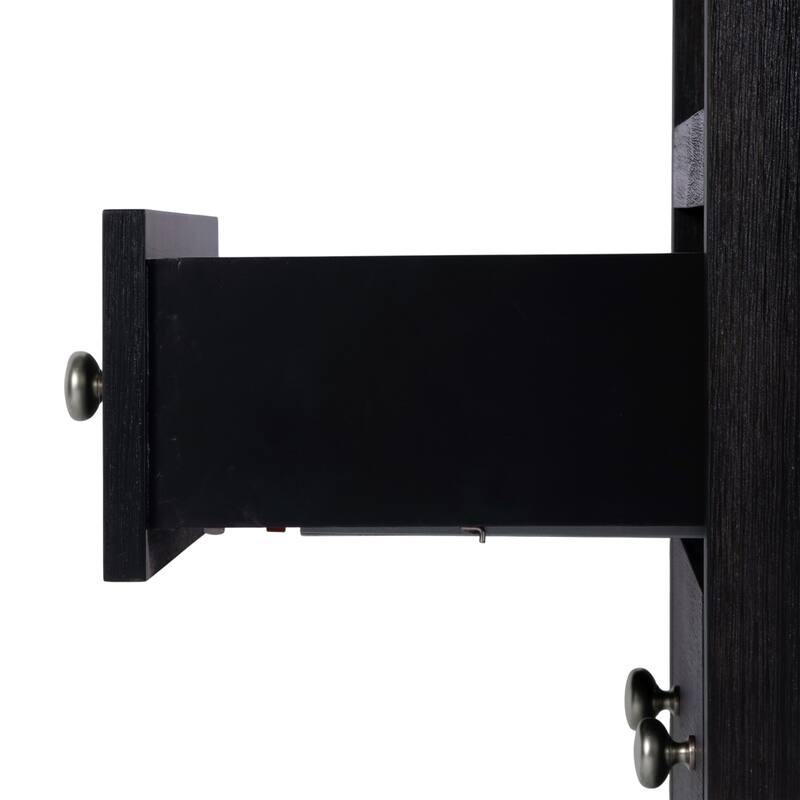 Dana 28 in. W Rectangular Wood 2 Drawer Nightstand with Top Shelf