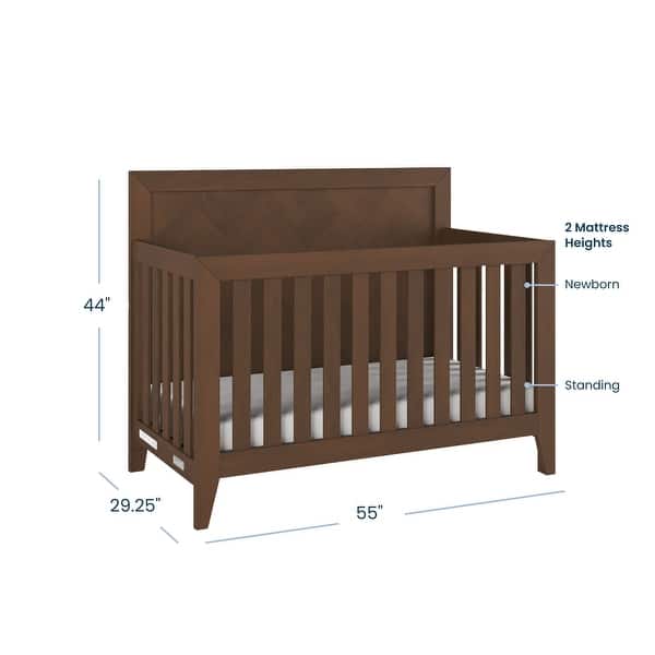 dimension image slide 0 of 2, Child Craft Kieran 4-in-1 Convertible Crib
