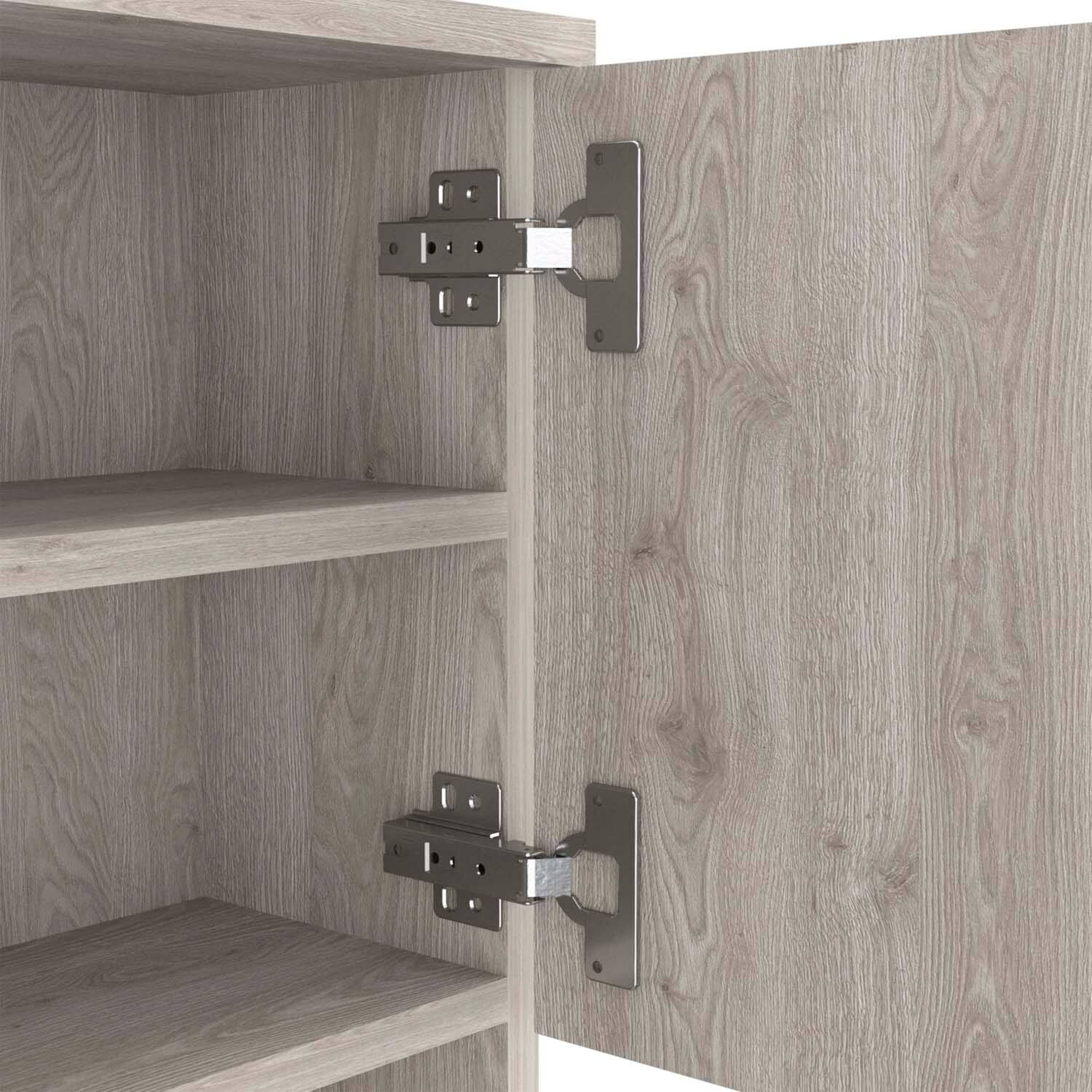 FM Furniture Bay Area Pantry, Two Door One Drawer, Four