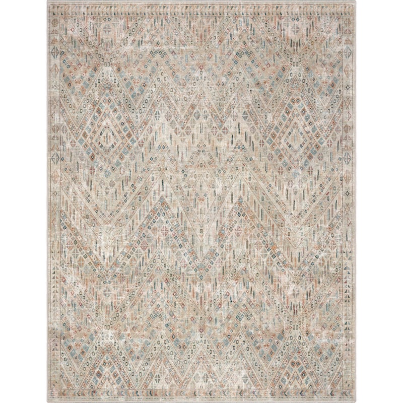 Well Woven Asha Vintage Anya Machine Washable Area Rug