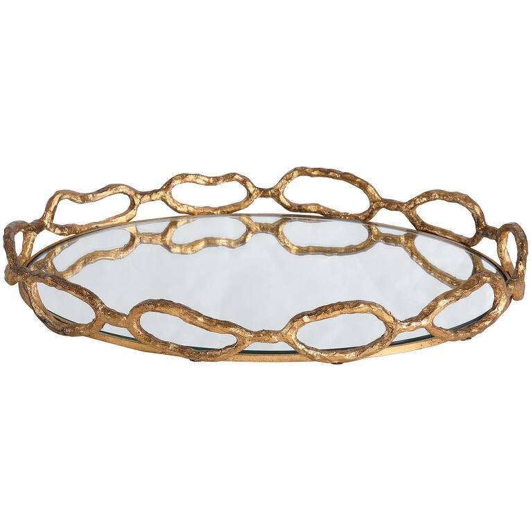 Uttermost 17837 Cable 18-5/8" Wide Iron Tray