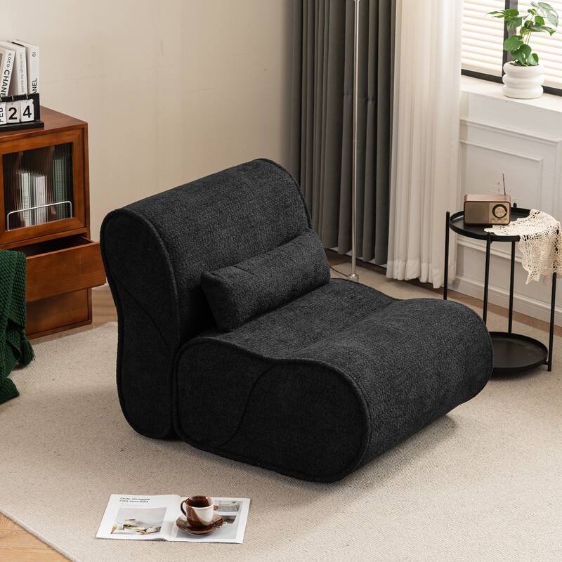 Modern Design Comfortable Single Sofa Chair with Waist Pack Padding