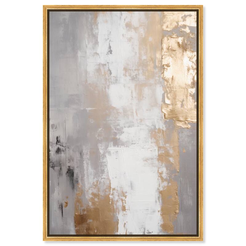 Woven Reminiscence III Canvas by Art Remedy - Gold - 20" x 30"