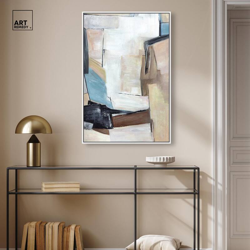 Joy Filled Shapes Canvas by Art Remedy