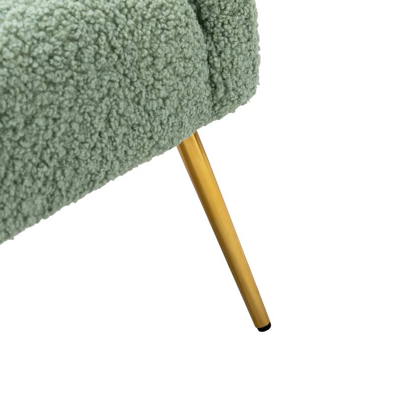 Rovigo Modern Upholstered Living Room Chair Barrel Chair with Metal Legs Set of 2 by HULALA HOME