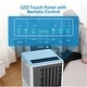 preview thumbnail 7 of 19, 8000 BTU Portable Air Conditioner with Dehumidifier Fan Window Installation Kit&Remote Control