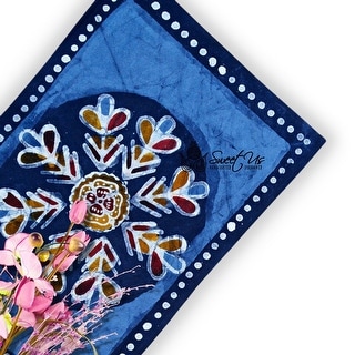 Handmade Batik Mandala Floral Paisley Tablecloth