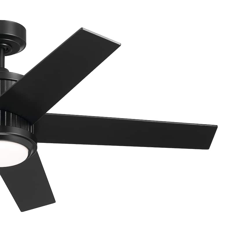 Kichler Lighting Brahm 48 inch Integrated LED Indoor Satin Black Ceiling Fan