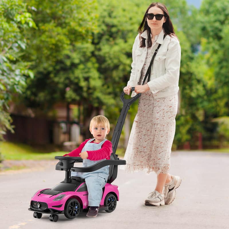 Costway 3-in-1 Ride on Push Car Maserati Licensed Foot to Floor Kids - See Details
