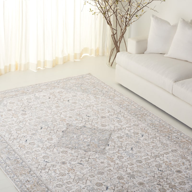 Lauren Ralph Lauren Jikke Traditional Oriental Rug - 9' x 12' - Ivory/Blue