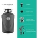 preview thumbnail 20 of 35, Lefton 304 Stainless Steel Waterfall Kitchen Sink Set with Pull-down Faucet KS2207 (Series)