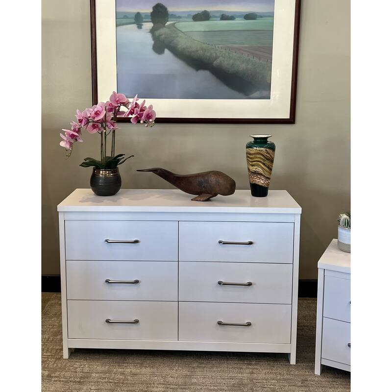 Slide Logic 6 Drawer Low Boy Dresser